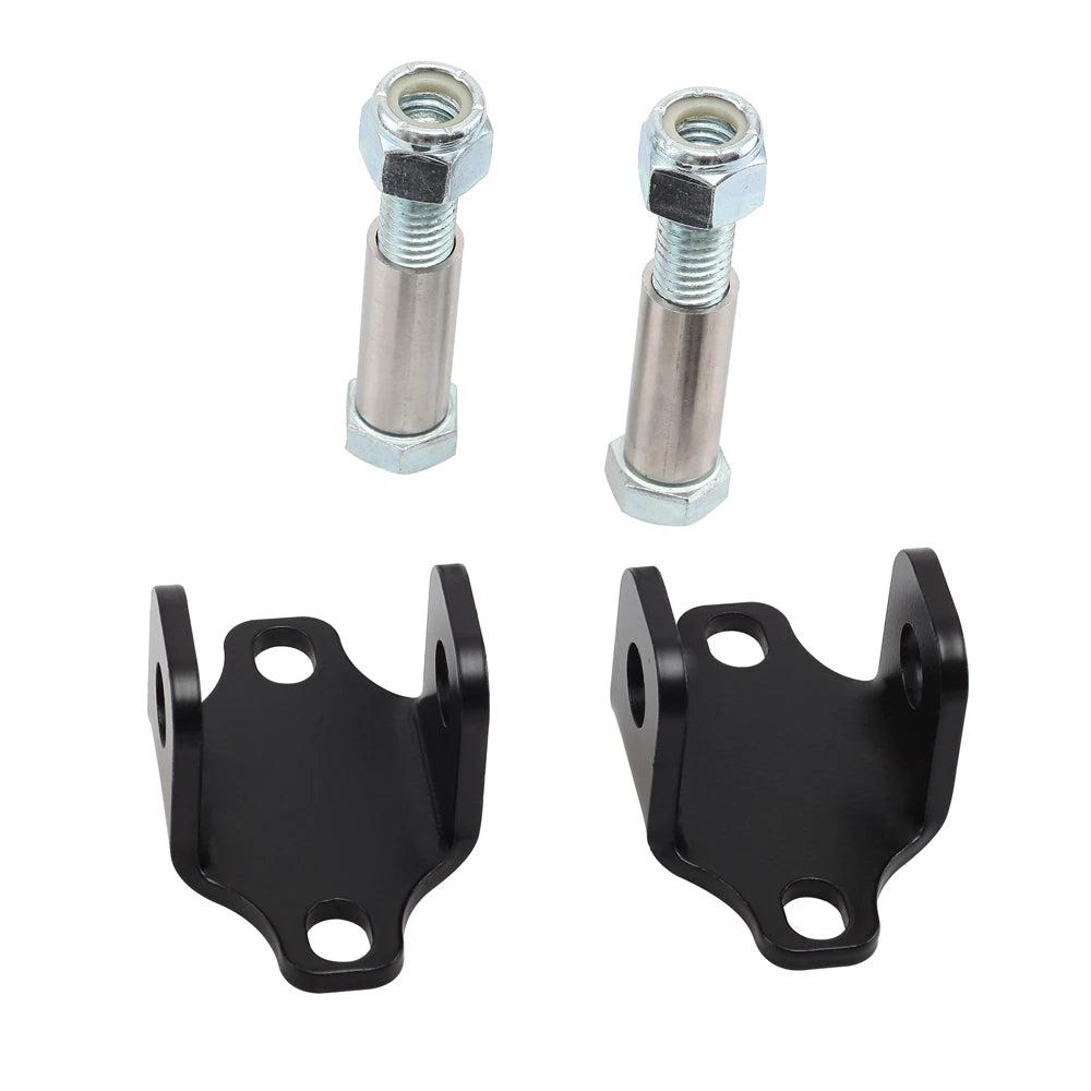 Azumka Front Shock Lower Bar Pin Eliminator Kit Compatible w/ for 1997-2006 Jeep Wrangler TJ 84-01 Cherokee...