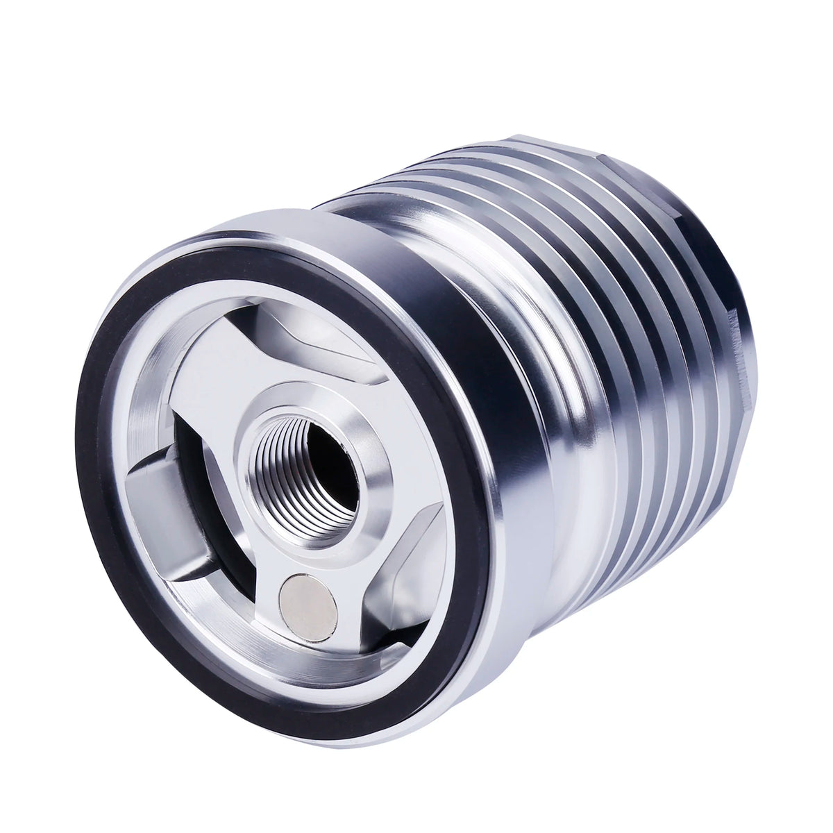 Azumka Motorcycle Racing Stainless Steel Reusable Oil Filter with Replacement cartidge fitting...