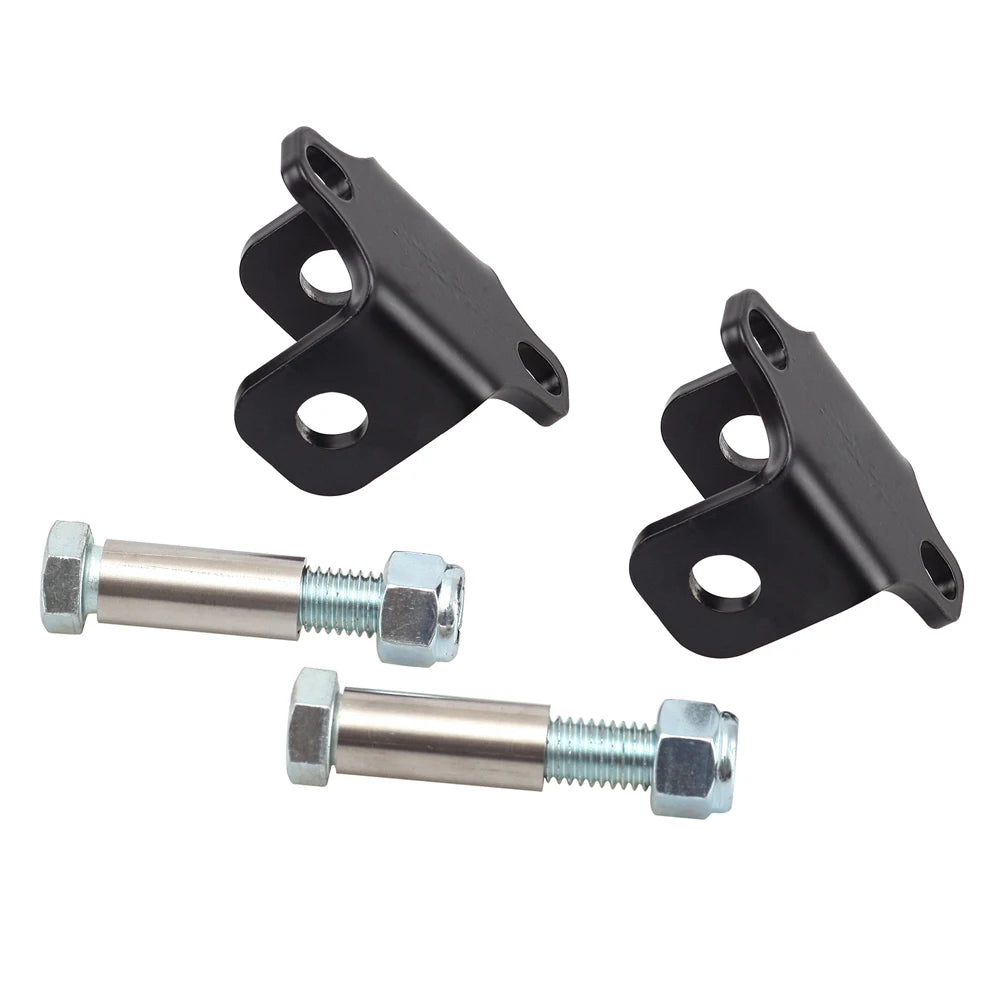 Azumka Front Shock Lower Bar Pin Eliminator Kit Compatible w/ for 1997-2006 Jeep Wrangler TJ 84-01 Cherokee...