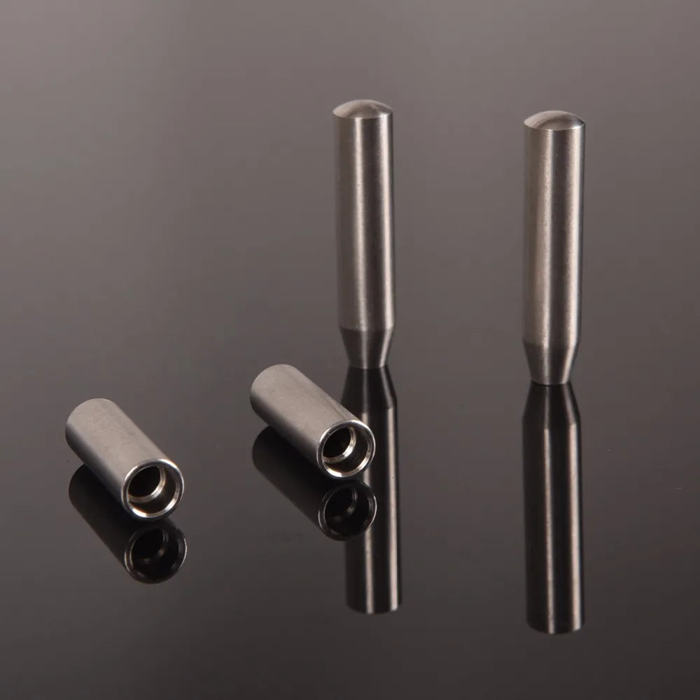 Azumka 4pcs For Mercedes Benz W204 W212 W163 W164 W218 X204 AMG Stainless Metal Door Lock knob Pins C...