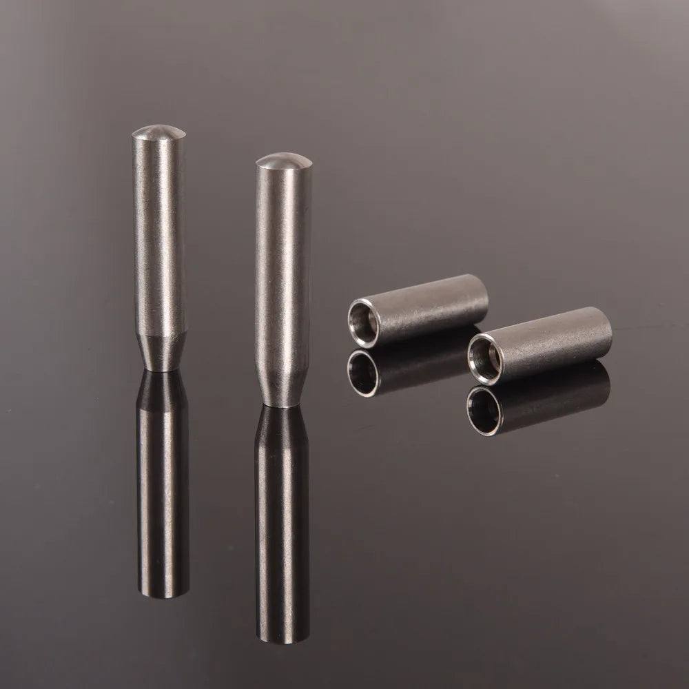 Azumka 4pcs For Mercedes Benz W204 W212 W163 W164 W218 X204 AMG Stainless Metal Door Lock knob Pins C...