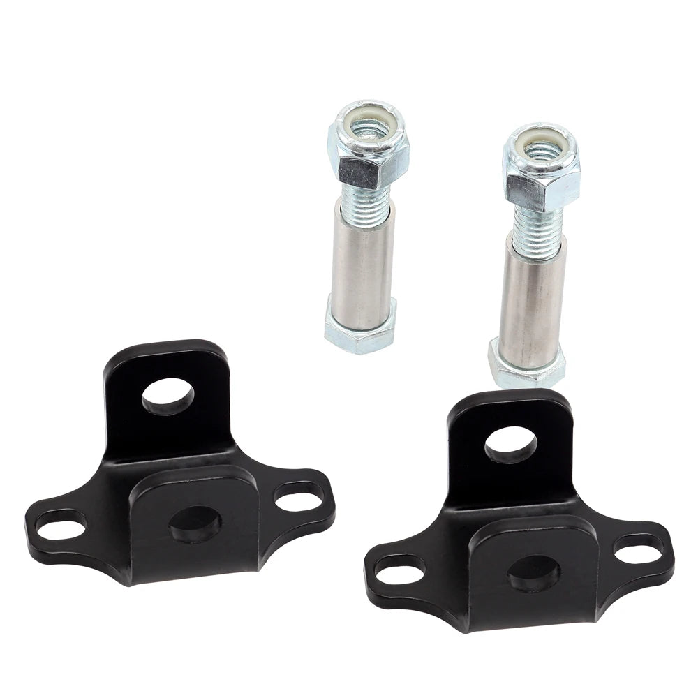 Azumka Front Shock Lower Bar Pin Eliminator Kit Compatible w/ for 1997-2006 Jeep Wrangler TJ 84-01 Cherokee...