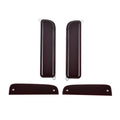 Azumka Jeep 97-01 XJ Signal Lights Red smoke Clean Bumper Turn Signal + Corner Side Marker Lamps Set (Left +...