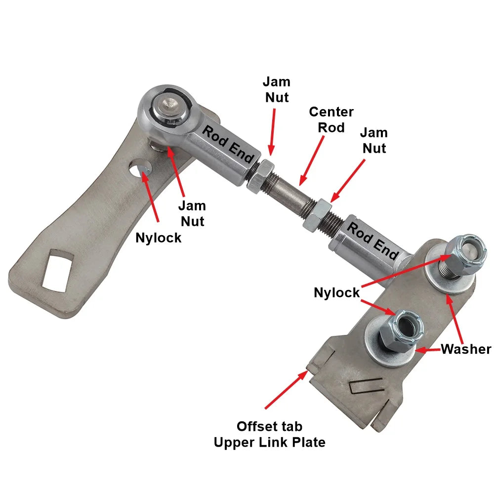 Azumka New Jeep Cherokee transfer case linkage kit for XJ/MJ Comanche New easy install version Stainless Steel