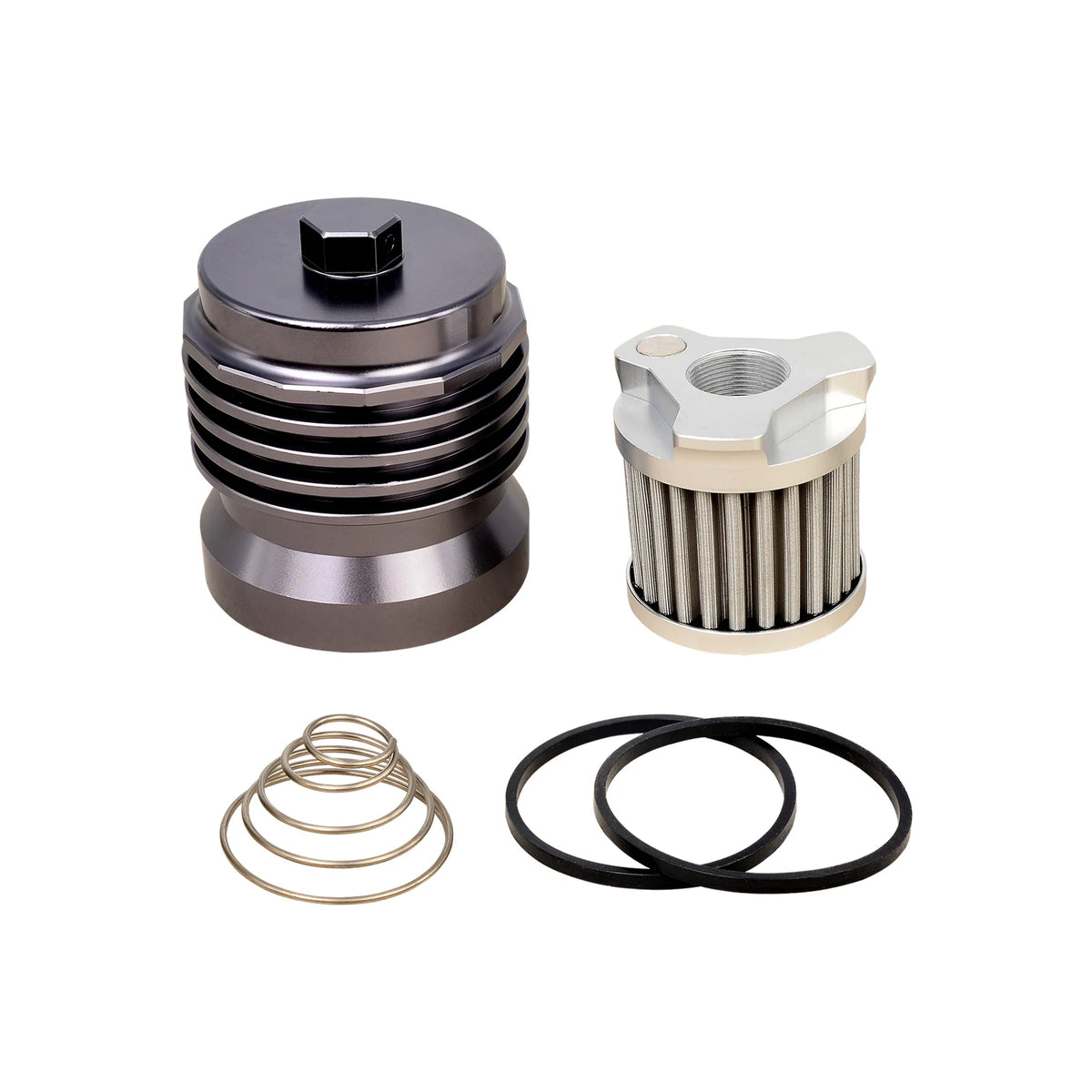 Azumka Motorcycle Racing Stainless Steel Reusable Oil Filter for Suzuki GSX R750 GSX 250R 17-22...