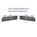 Azumka Jeep 97-01 XJ Signal Lights - COMBO Smoke Bumper Turn Signal (Left + Right) crystal